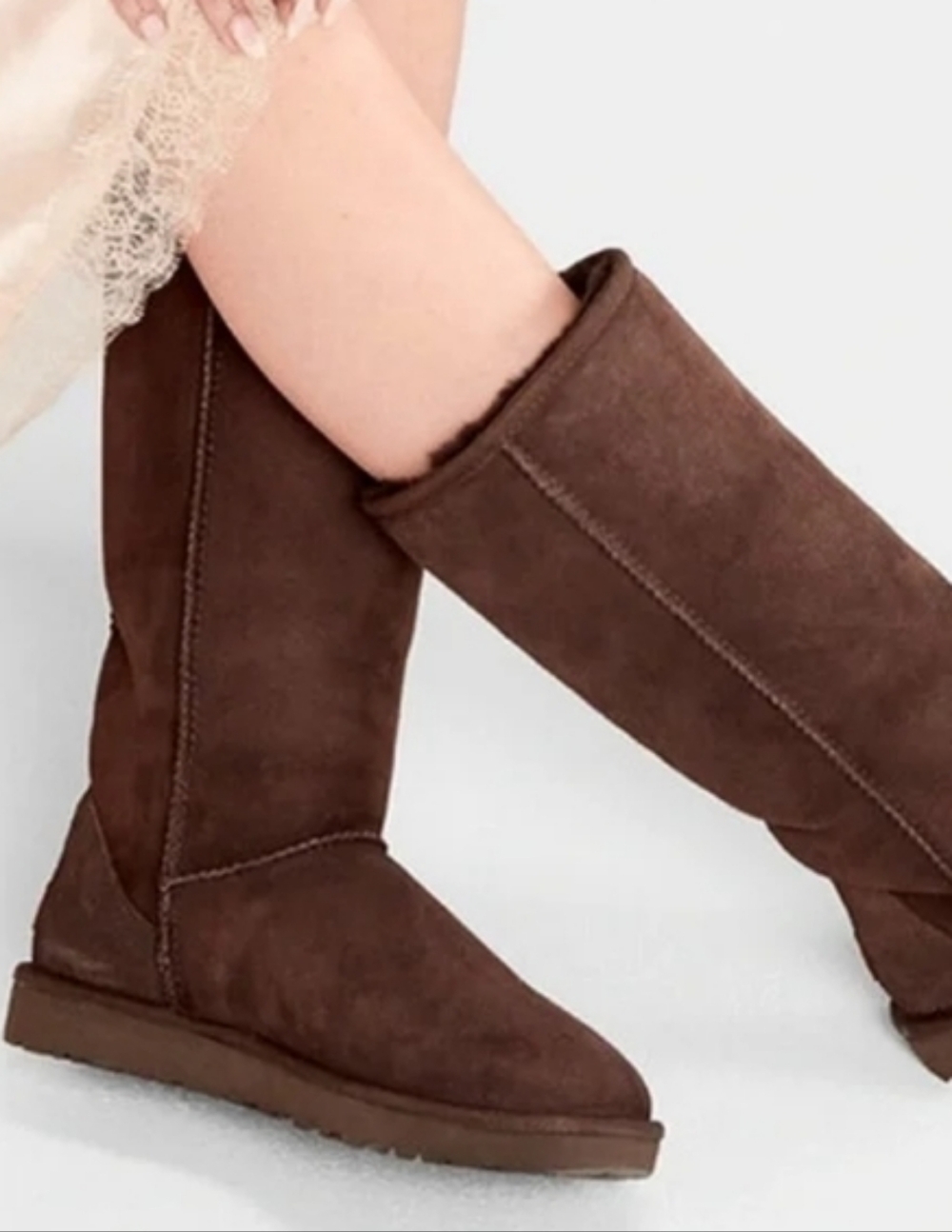 UGG Classic Tall II Chocolate Boots Size 7 Women's